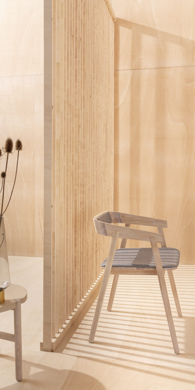 Interior Fotografie | Serie Holz | Studioaufnahme Stuhl
